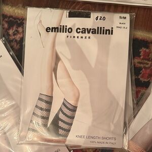 Geometric Fishnet Bike Shorts